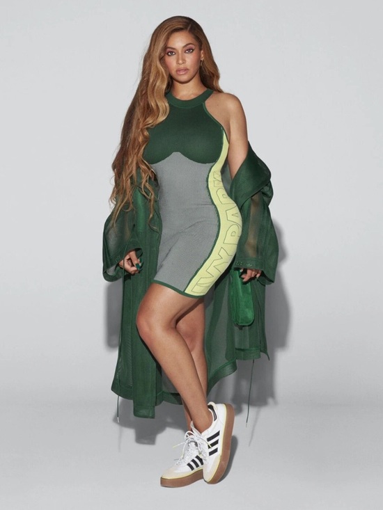 IVY PARK Dresses & Skirts - IVY PARK x ADIDAS • Knit Logo Dress in Dark Green